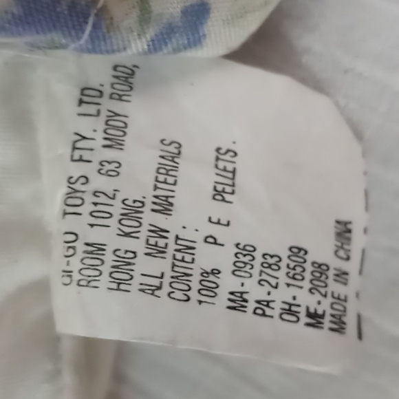 Gi-Go Toys My Pals Bean Bag Kids 8" Doll Expressive Face 1998 Sleepy Girl - Picture 7 of 8